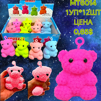 Іграшка-Антистрес &laquo;Ведмедик у трояндах&raquo; MT6014 фото