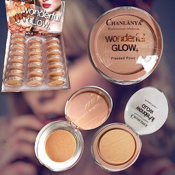 Професійний макіяж чудове сяйво Пресована пудра CHANLANYA Professional Makeup wonderful GLOW + Pressed Powde Легка, гладка формула для сяючого кольору обличчя. Ідеально підходять для візажистів і всіх, хто хоче експериментувати з різними кольорами. MT00181 фото