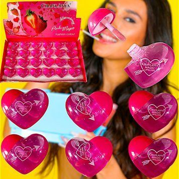 Блиск для губ Magic Your Life у формі серця, проявляється в рожевий колір. MT0003 фото