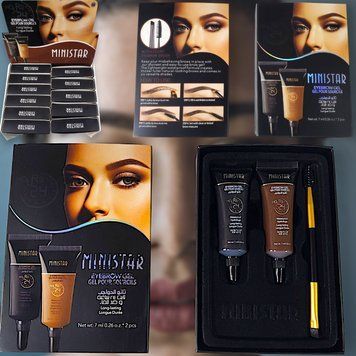 Гель фарба для брів Ministar Eyebrow Gel MT237 фото