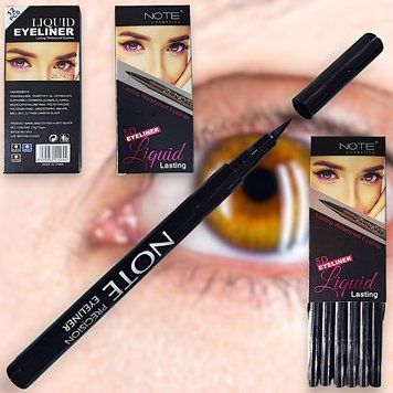 Підводка-фломастер для очей Note Precision Eyeliner чорна 1 мл MT0124 фото