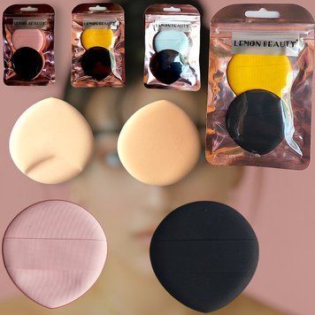 Спонж для макіяжу LEMON BEAUTY чудово підійде для рівномірного розподілу по шкірі тонального крему, пудри або консилера. MT582 фото