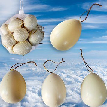 Яйце пластикове.(ціна вказана за упаквку 18-20шт) Заготівля для пасхального яйця. розмір 6,5см NS1966 фото