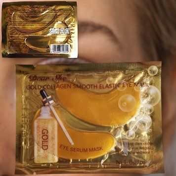 Патчи для глаз Dear She GOLD COLLAGEN SMOOTH ELASTIC EYE MASK EYE SERUM MASK Кожа вокруг глаз - самая нежная и тонкая, поэтому очень легко поддается вредному воздействию окружающей среды. MT00033 фото